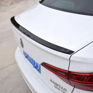 Car Accessories for VW Sagitra Rear Spoiler <strong>GTI</strong> Style Jetta Lip 2019-2023 ABS Material Carbon Black Unpainted Spoiler Wing 19+