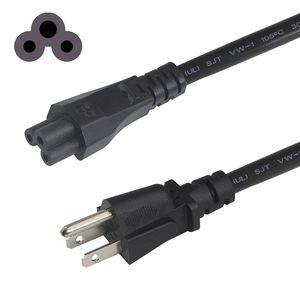 18AWG Usa Ac <strong>Cable</strong>/Cord Power Plug 3 Prong <strong>CSA</strong> Nema 5-15P Pin Power Cords to IECC5 Extension Power Cord