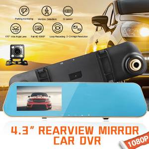批发后视镜车载摄像机硬盘录像机 Dvr 双后视镜 - Product Image 4