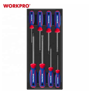 WORKPRO 193PC BMC-托盘机械工具组箱车间手推车滚轮工具组滚动手推车柜工具组 - Product Image 5