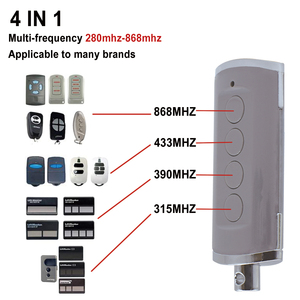 280-868MHz Mehrfrequenz-Garagentor-Fernbedienung Duplikator Klon Remote Gate Opener Variabler Code Command Transmitter