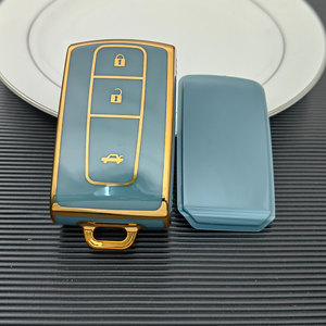 3ボタン車のリモートキーケーストヨタプリウス用フォブカバーシェル2004 2005 2006 2007 2008カローラVersoカムリキープロテクターホルダー - Product Image 4