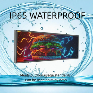 P6 lập trình đầy đủ màu sắc dẫn Bảng hiển thị 40 ''x 17'' kỹ thuật số đơn Đăng hỗ trợ hình ảnh video thể thao ticker cho cửa hàng signage - Product Image 3
