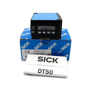 Sick-Sensor de distancia láser de rango medio, sensor fotoeléctrico óptico analógico con salida de corriente + voltaje