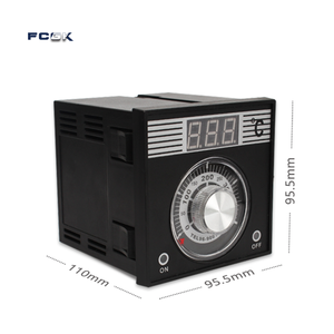 Termostato eléctrico FCGK para horno, controlador de temperatura para horno de pizza, 96X96mm, pantalla <span class=keywords><strong>Digital</strong></span>, 220VAC - Product Image 2
