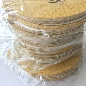 5インチ125mmベルクロOEM Sanderペーパーベース8穴フックループ中研磨ディスクサンディンググラインダー用途 - Product Image 4