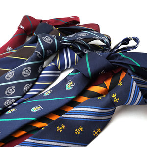 Biểu tượng tùy chỉnh Polyester sọc <span class=keywords><strong>Tie</strong></span> thanh lịch đội xây dựng và sản phẩm quà tặng - Product Image 2