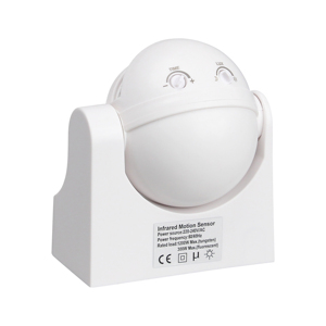 مستشعر الحركة بالأشعة تحت الحمراء <span class=keywords><strong>PIR</strong></span> للأمن الخارجي بمعدل 180 درجة مفتاح كاشف ضوء LED مع مستشعرات من نوع - Product Image 6