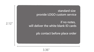 批发定制PVC智能卡带RFID NFC迷你标签125kHz频率防水悬挂id卡厂家价格 - Product Image 5