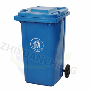 120l240lモバイルゴミ箱グリーンプラスチック廃棄物コンテナリサイクルゴミ箱プラスチックゴミ箱プッシュリッド付き - Product Image 2