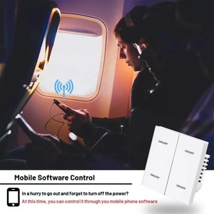 Tuya akıllı cam Panel düğmesi duvar ışık anahtarı ev otel için Zigbee akıllı zamanlayıcı anahtarı akıllı yaşam App ile çalışmak - Product Image 4