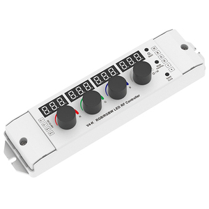 V4-K drahtlose RGB/RGNW 4 Kanal PWM Frequenz LED Controller 4 Drehknopf Dimmer Konstante Spannung Rgbw Fernbedienung für Streifen licht - Product Image 1