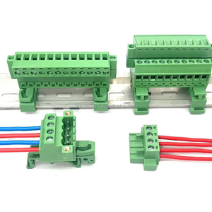2EDG-VK-5.08 DIN Rail <strong>Type</strong> Track <strong>Fixed</strong> Pluggable <strong>Terminal</strong> <strong>Block</strong> with 15mm Aluminum Rail - Product Image 6