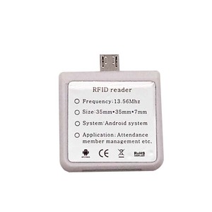 13.56MHz RFID HF ISO14443A Androidフォン用の読み取り専用ポータブルOTGリーダー - Product Image 1