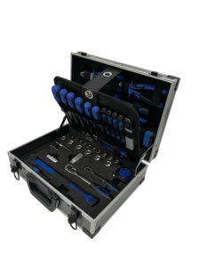 Caja de herramientas de aluminio personalizada de buena calidad con 110 piezas de juego de herramientas de mano, kit de herramientas - Product Image 2