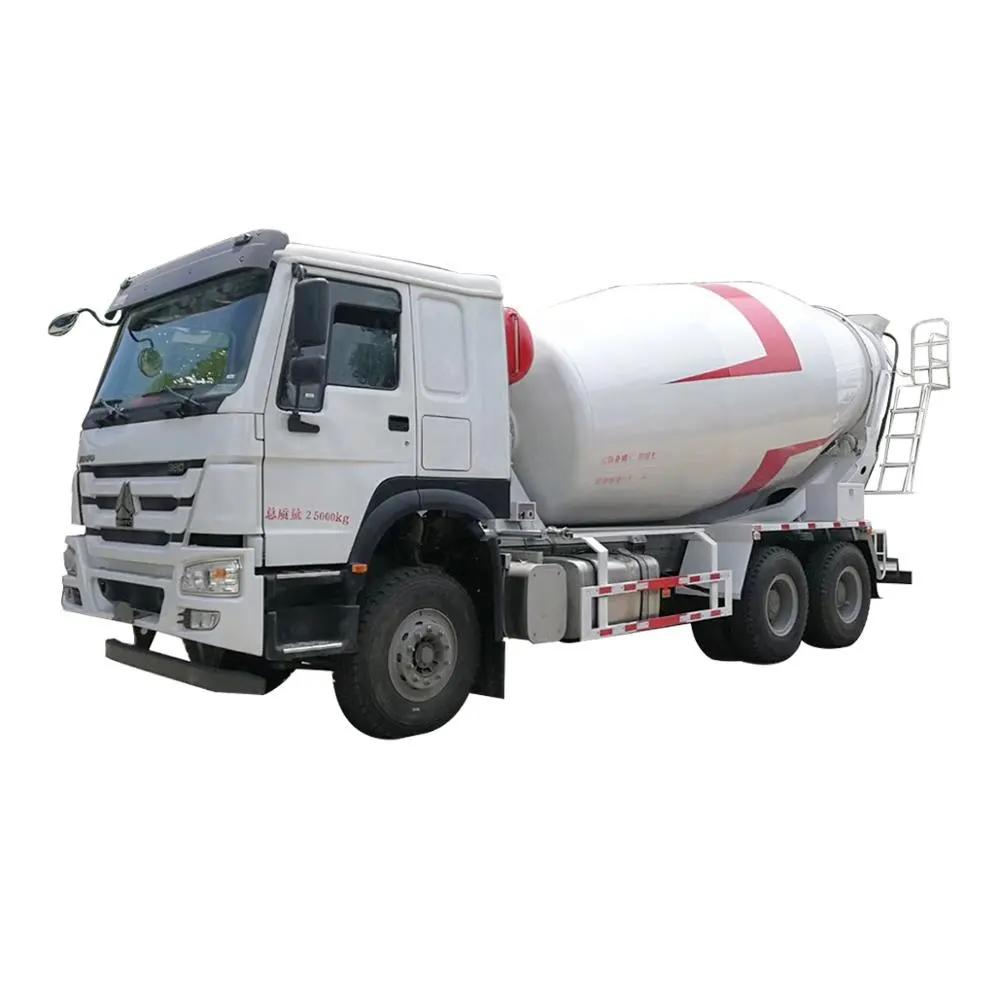Camión mezclador de cemento de hormigón HOWO de 10 metros cúbicos