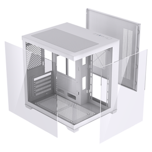 Lovingocool 2025 thiết kế mới Micro-ATX ITX PC trường hợp giữa tháp nhôm hợp kim Tủ trường hợp Tempered Glass comput chơi game PC khung - Product Image 4