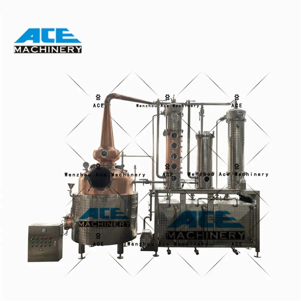 Ace Stills 150L Máquina de destilação a vapor produto de cobre ainda à venda