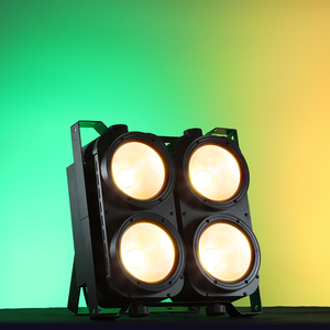 Grande Dipper 4X100W Led COB Fonte Branco Frio Âmbar DMX Controle De Voz COB Par Luz Estágio Blinder