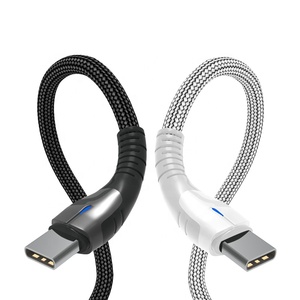 สายชาร์จมือถือไมโคร USB C V8 66W 3A ไนลอนวันที่ถักด้วยการชาร์จเร็ว5A ทองแดงบริสุทธิ์สำหรับใช้ในคอมพิวเตอร์ - Product Image 3