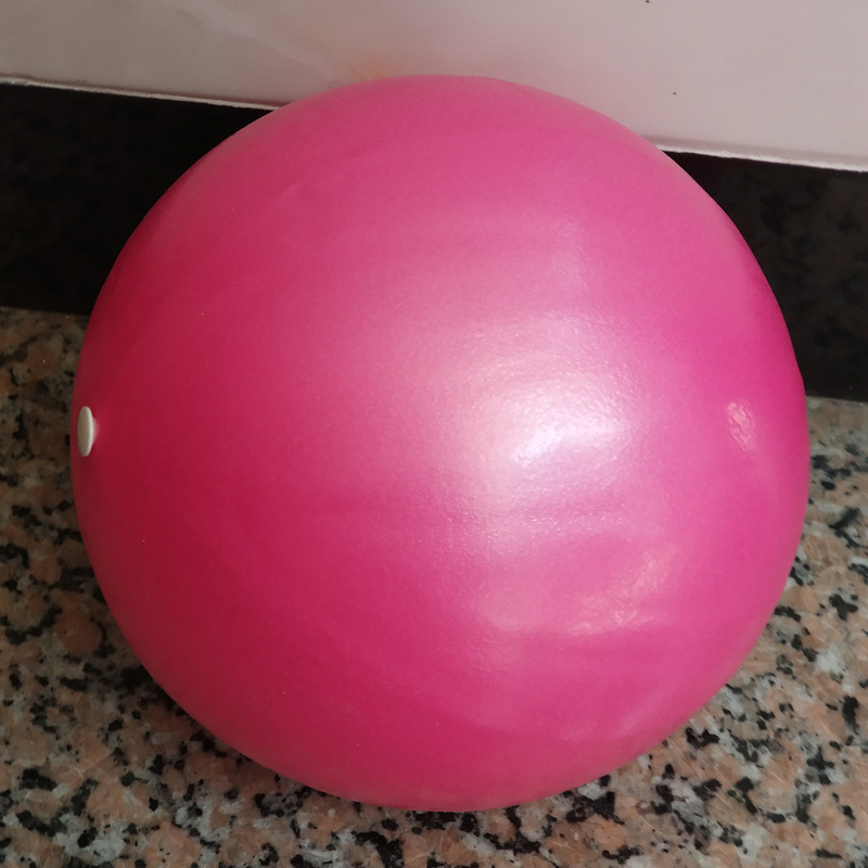 Pink straw ball