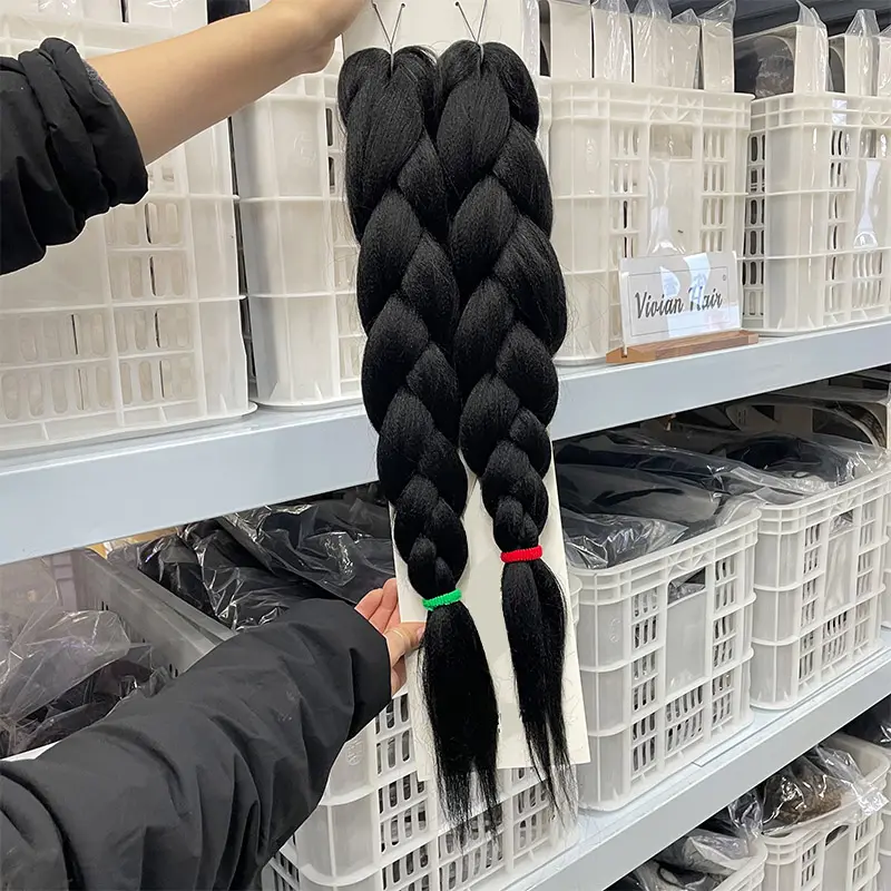 100% kanekalons 24 pouces déplié 48 pouces 170g ombre super star tressage cheveux