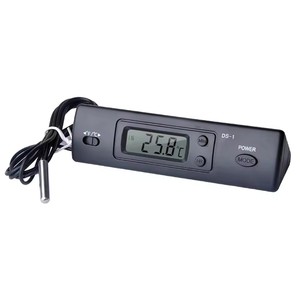 Termómetro para coche con pantalla LCD, controlador de Sensor de temperatura de reloj C/F, termostato para interiores y exteriores con sonda, pantalla LCD, 1 unidad - Product Image 1