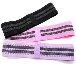 Custom Logo <strong>Elastic</strong> <strong>Exercise</strong> Booty Band Set Non-Slip Hip <strong>Loop</strong> Resistance Fabric Premium Fitness Bands - Product Image 4