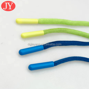 Oval yarım yuvarlak spor ayakkabı danteller Polyester kauçuk uçlu çizme bağcıkları ve koşu ayakkabıları için Metal ipuçları ile Hoodie dizeleri - Product Image 4