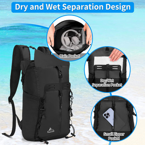 Ba Lô Đi Bè Xuồng Kayak Túi Khô Siêu Nhẹ Dung Tích Lớn 20L/30L Tùy Chỉnh Cắm Trại Ba Lô Chống Nước - Product Image 5