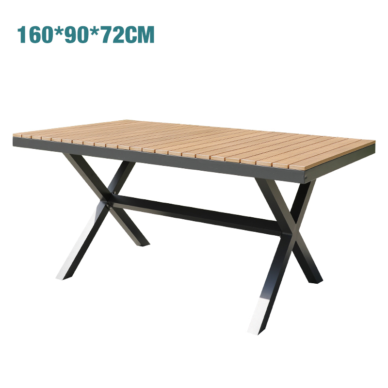 wood rect table