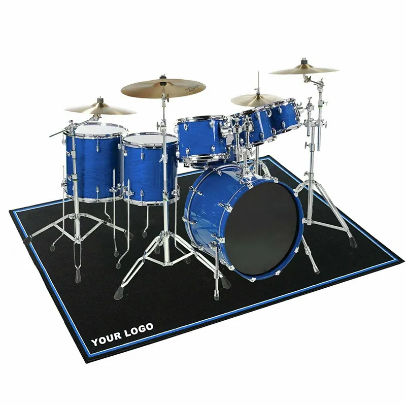 Custom Design Mat For Drums Indoor Sound Insulation Musical Instruments Carpet