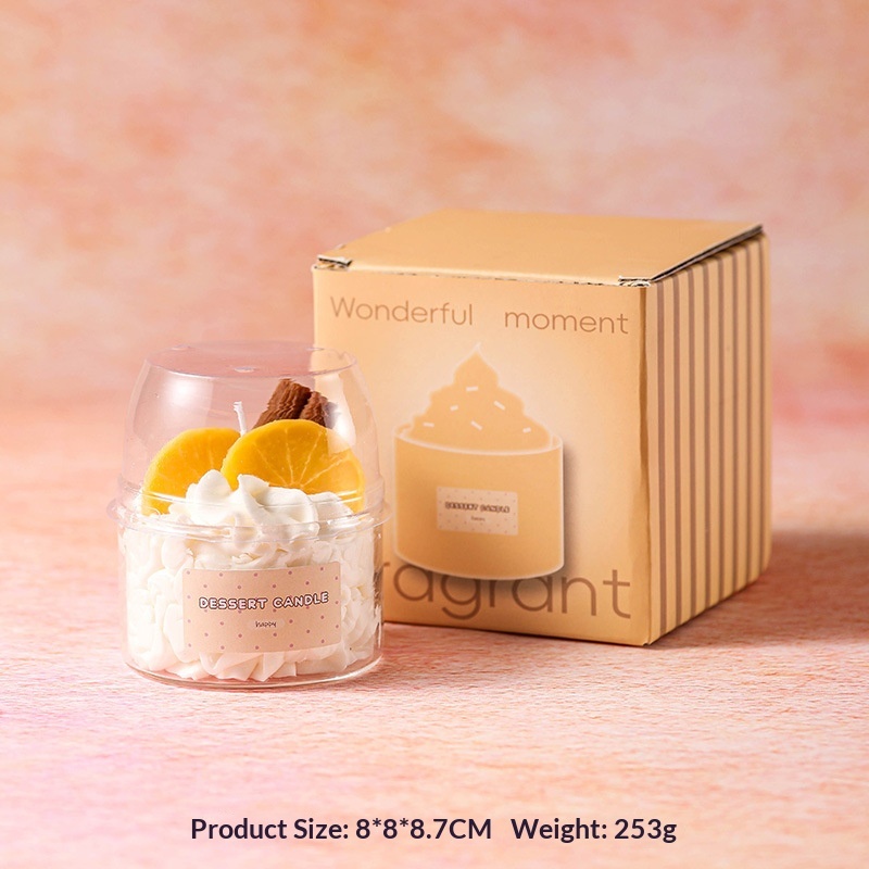 Mini Cupcake Crème Orange (Saveur : Orange Sanguine)