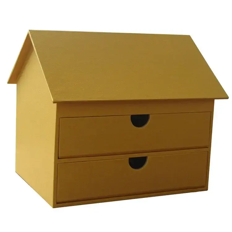 A fábrica personalizou o projeto casa pequena reciclável deu forma à caixa de empacotamento extraível do presente