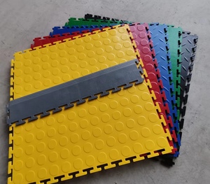 Açık çatı terasları ve havuz çevresi için istikrarlı PVC birbirine güverte karoları hava koşullarına dayanıklı UV kolay kurulum - Product Image 1