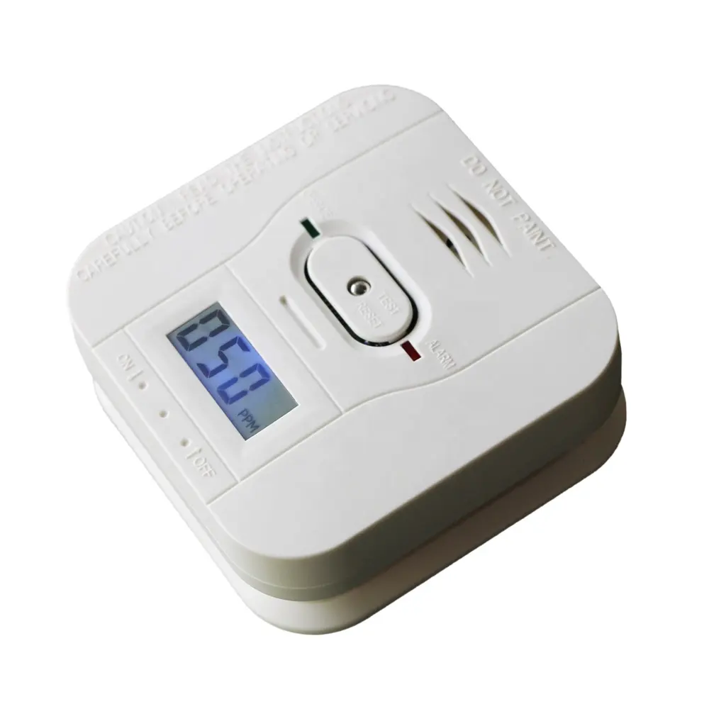 Wireless 433Mhz Temperature Heat Smoke Sensor Detector & Carbon Monoxide alarm 2 in 1 Alarm Sensor