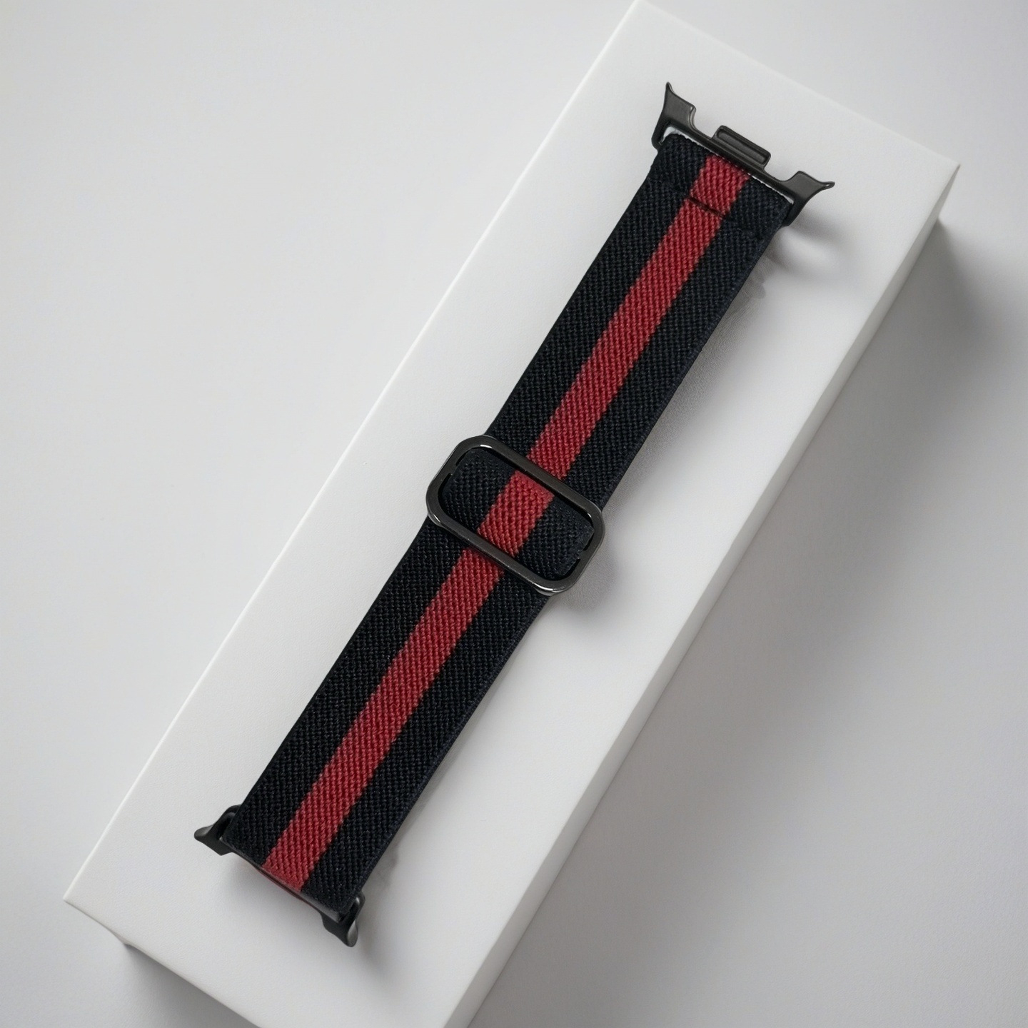 raya negra y roja
