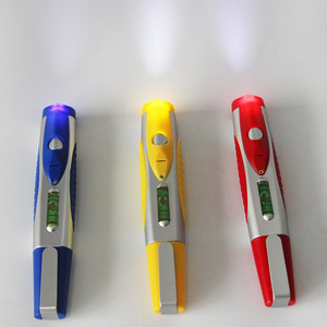Portable Mini Pen Shape Screwdriver 2pcs Double Head Screwdriver Tool <strong>Kit</strong> with <strong>LED</strong> Light and Level - Product Image 3