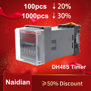 Temporizador Doble NDS8/DH48S, relé de tiempo mecánico Digital - Product Image 2