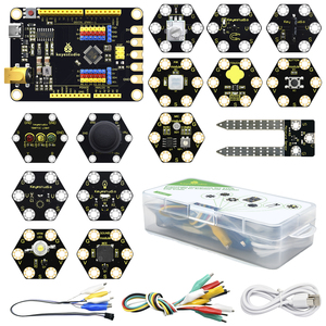 Keyestudio petek DIY kök proje kiti Arduino için timsah klip kablosu ile