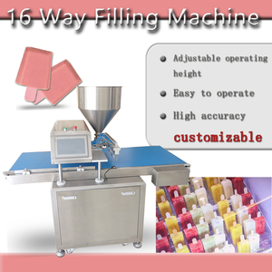 Thương mại nhỏ khuôn tự động <span class=keywords><strong>Ice</strong></span> Pop Máy ép Popsicle dây chuyền sản xuất <span class=keywords><strong>Ice</strong></span> Lolly Máy 7/16 vòi phun điền máy - Product Image 3