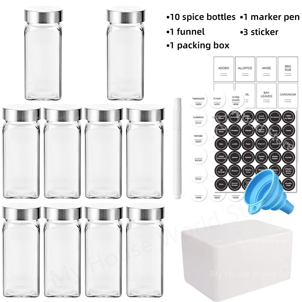 ชุดขวดโหล4ออนซ์10ชิ้น