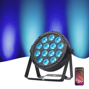 Wifiアプリコントロール14 LED * 6Wパー缶DJディスコステージLEDビームライトフラットLEDパーライト - Product Image 1