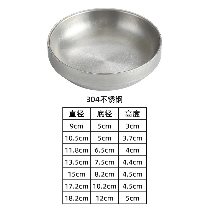 Kimchi bowl (304 stainless steel retro style)