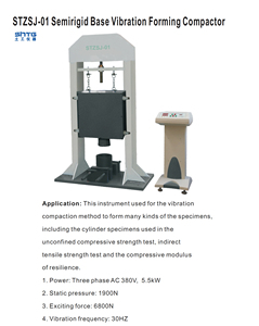 STZSJ-01 Semirigid taban titreşim şekillendirme kompaktör için kullanılan titreşim sıkıştırma yöntemi silindir örnekleri çekme testi - Product Image 3