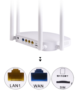 Universelles 300-Mbit/s-Modem mit Simcard 2,4 GHz 4 Antenne 3 LAN CPE-Netzwerk Starkes Signal 4G LTE Wifi-Router für den Heimgebrauch - Product Image 6