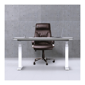 ZGO Mesa de oficina ajustable de Instalación rápida a presión de metal de alta calidad Escritorio de computadora de pie de 2 patas - Product Image 3