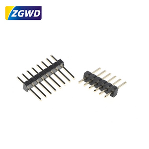 PCB uygulamaları için 1.27mm 4-Pin düz başlık konektörü tek sıra dikey erkek 1*4P - Product Image 3