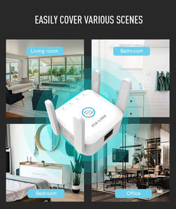 PIXLINK 5G 1200Mbps Powerline adaptador inalámbrico WIFI Ethernet Homeplug red Wi-Fi enrutador extensor de largo alcance repetidor - Product Image 5