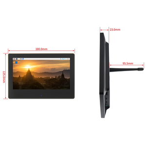 新しいIPS 7インチ容量性タッチスクリーンLCDケース付きH DMI入力1024x600解像度サポートJetson Nano Raspberry Pi - Product Image 5